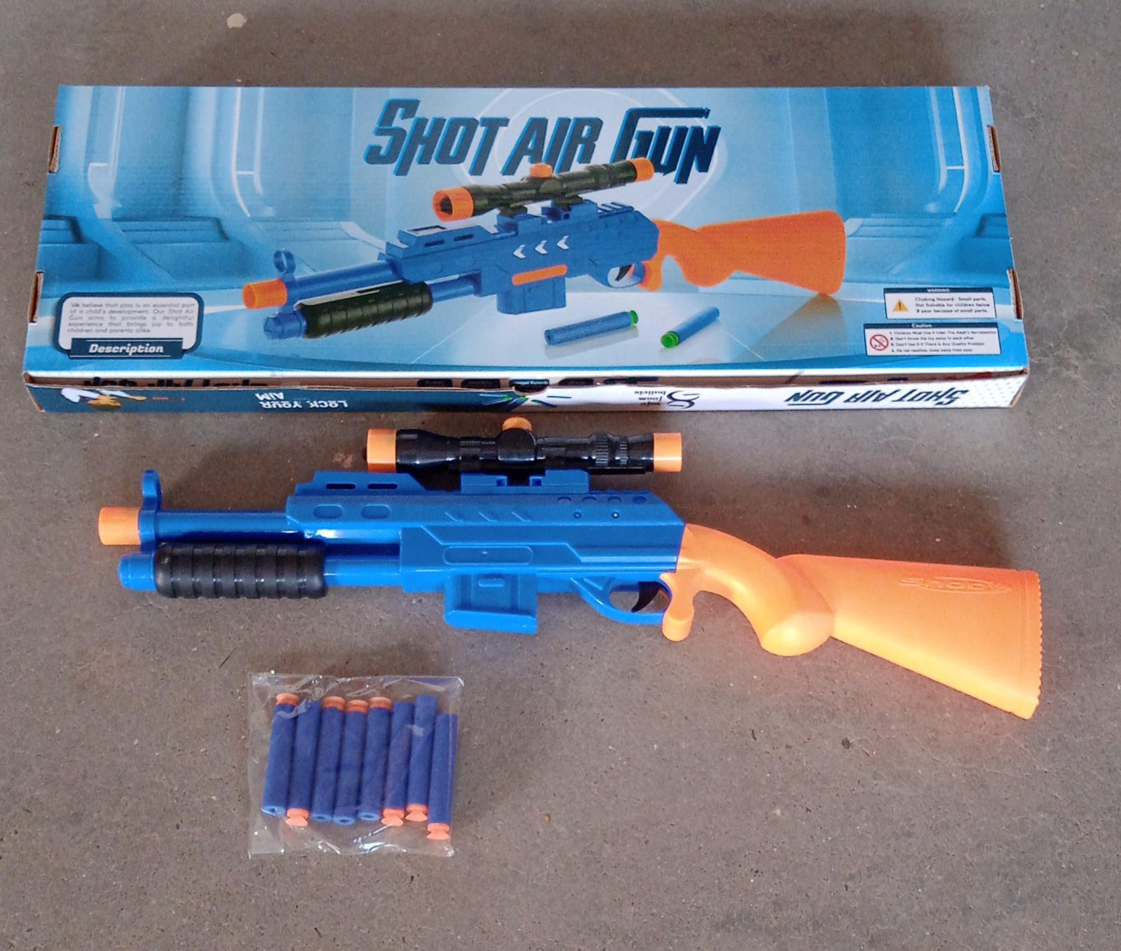 4325 Big Plastic Toy Gun for Kids - 22 Inch Gun Toy for Kids Shooting Gun with 6 fence arrows Kids Toy Return Gift Item, Shot Air Gun For Diwali Gift, Birthday Gift (22Inch) 4325 Big Plastic Toy Gun for Kids - 22 Inch Gun Toy for Kids Shooting Gun with 6 fence arrows Kids Toy Return Gift Item, Shot Air Gun For Diwali Gift, Birthday Gift (22Inch)